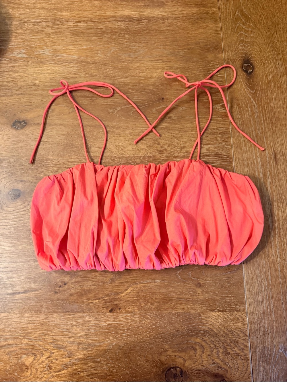 Express Coral Ruffle Top & Mini Skirt - Picture 2 of 12